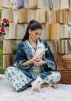 Elegant dress in lawn stuff , soft and breezy